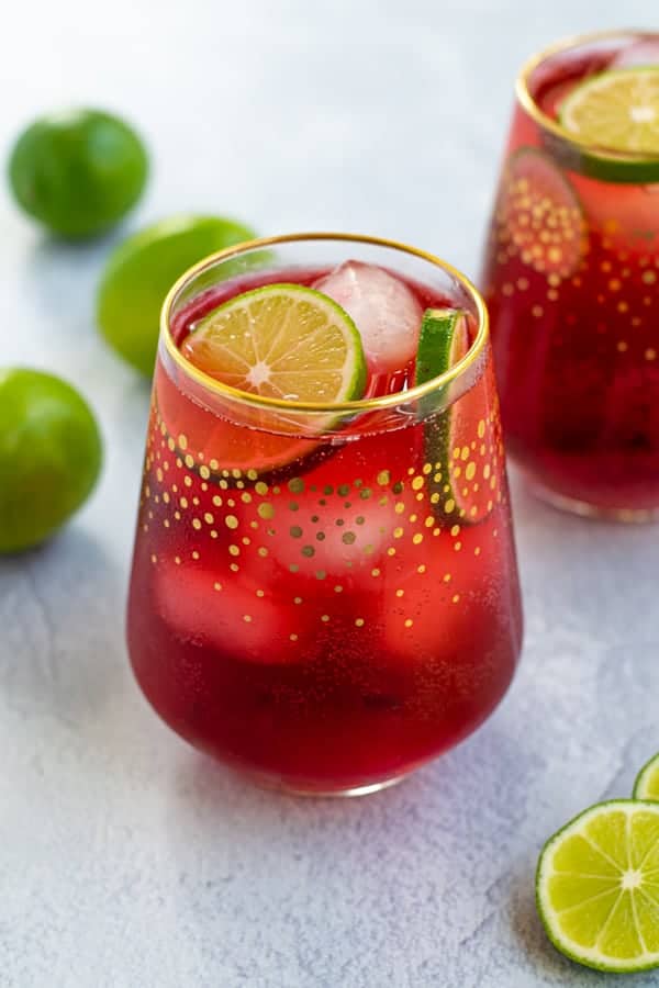 Image for Hibiscus Iced Tea Sparkler