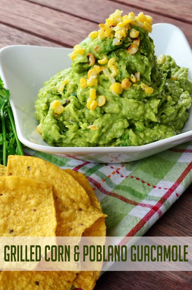 Image for Grilled Corn & Poblano Guacamole