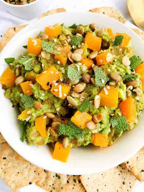Image for Butternut Squash Guacamole | Healthy Fall Appetizer