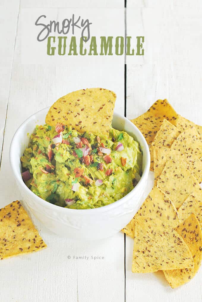Image for Football Eats: Smoky Guacamole with Bacon