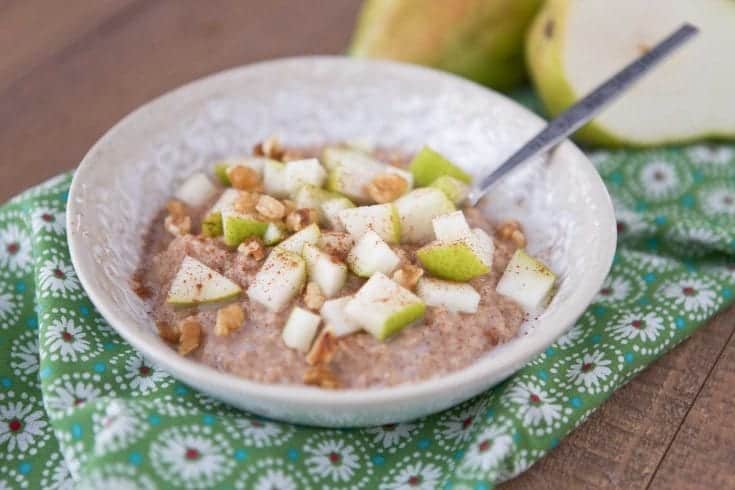 Image for Instant Pot Spiced Pear Oatmeal