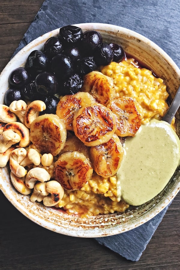 Image for Creamy Pumpkin Steel Cut Oats (Vegan + Gluten-free)