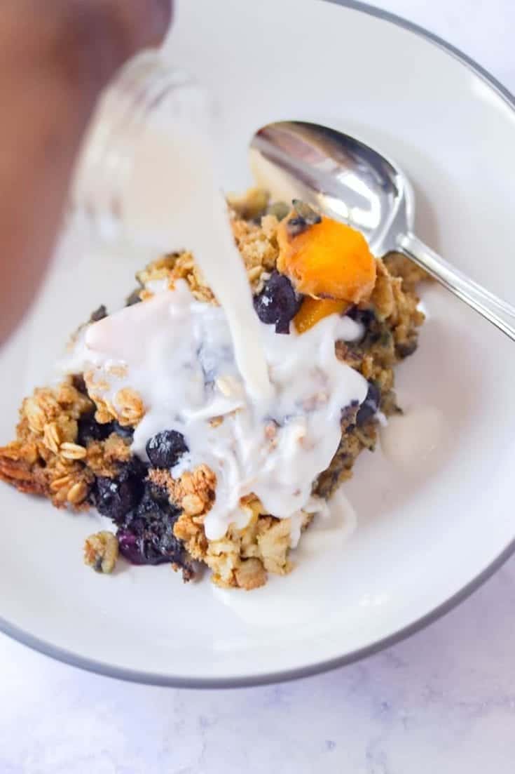 Image for Peach Berry Baked Oatmeal
