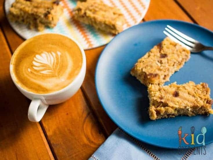 Image for Tropical banana and pineapple oat bars, egg free, dairy free, no refined sugar
