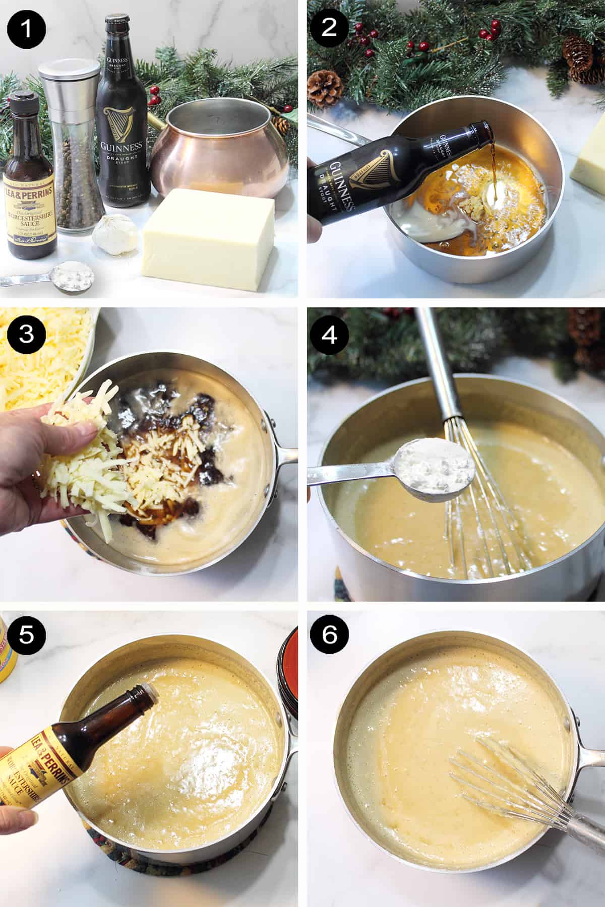 Steps to make the best cheese fondue.