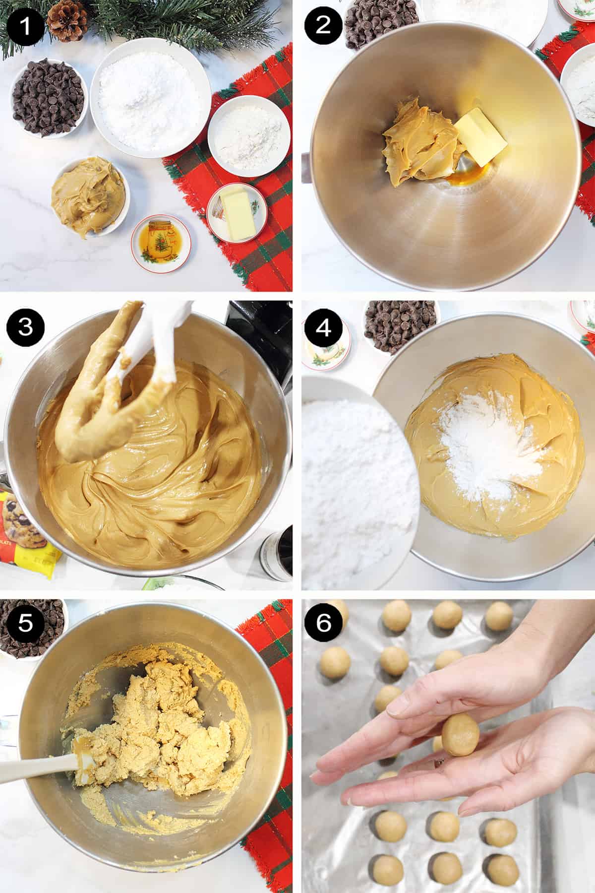 Steps to make buckeye batter.