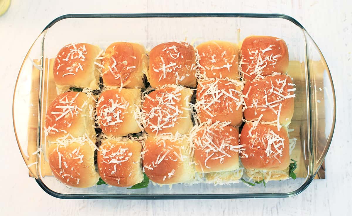 Meatball appetizer ready to bake.