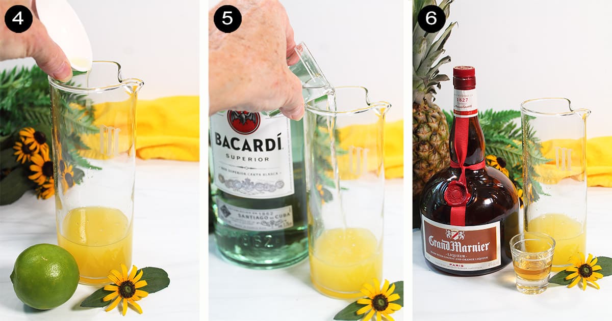Steps 4-6 to finish drink.