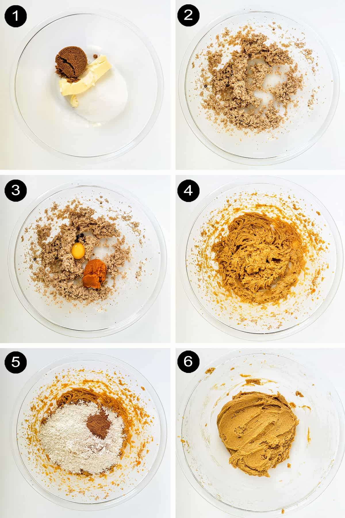 Steps to make Crumbl pumpkin cookies.