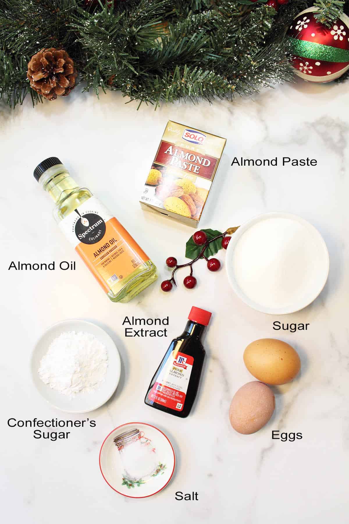 Cloud cookie ingredients.