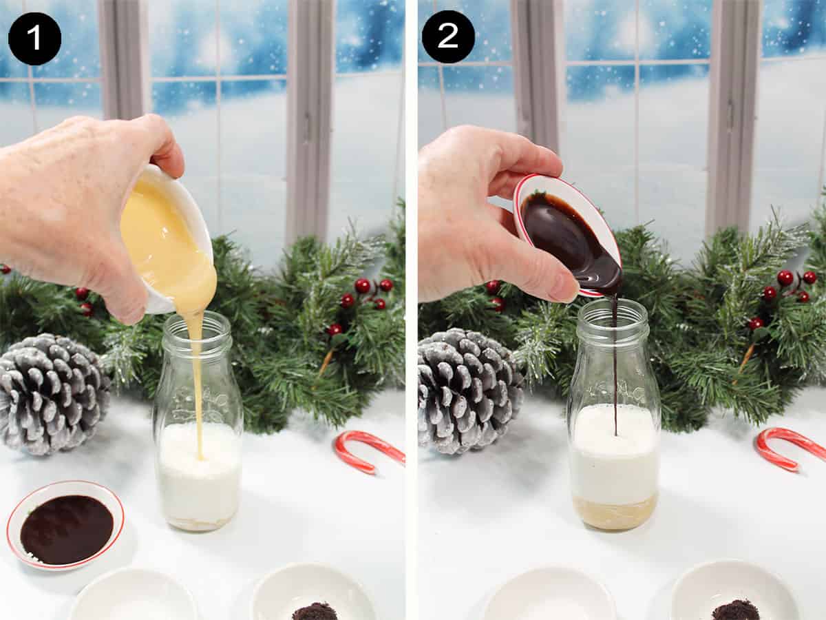 Step 1-2 to make creamer.