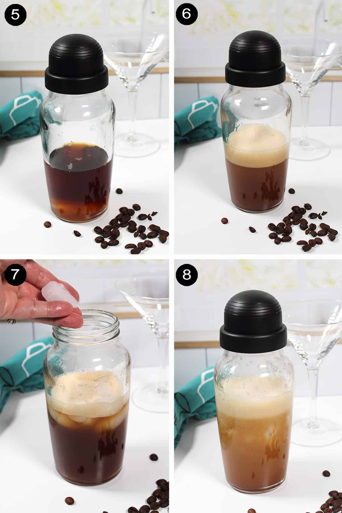 How to shake the martini.