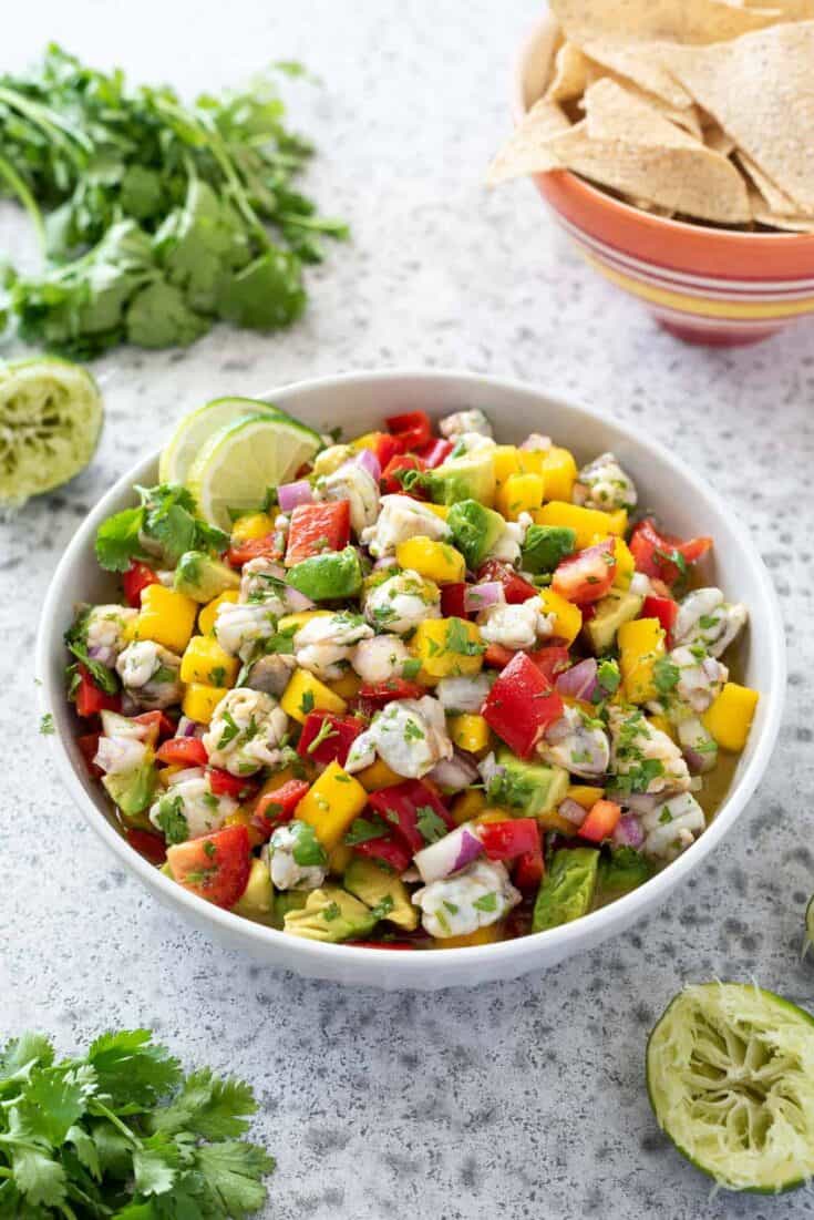 Image for Shrimp Ceviche Mango Avocado Salsa