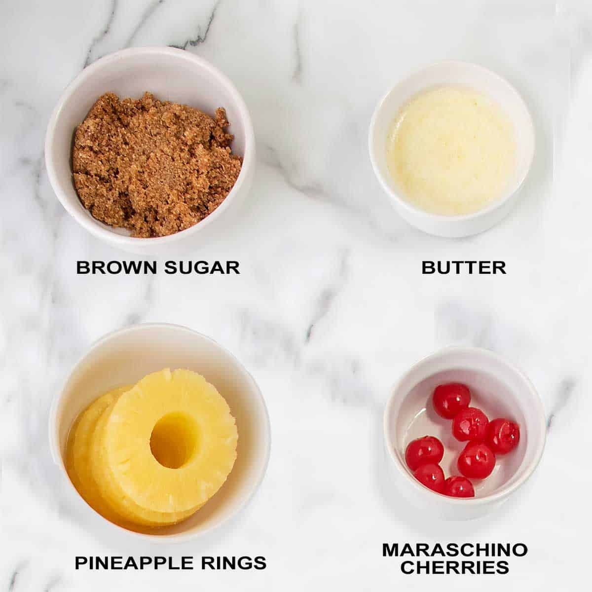 Ingredients for pineapple layer.