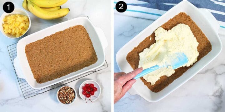 Steps 1-2 to layer dessert.