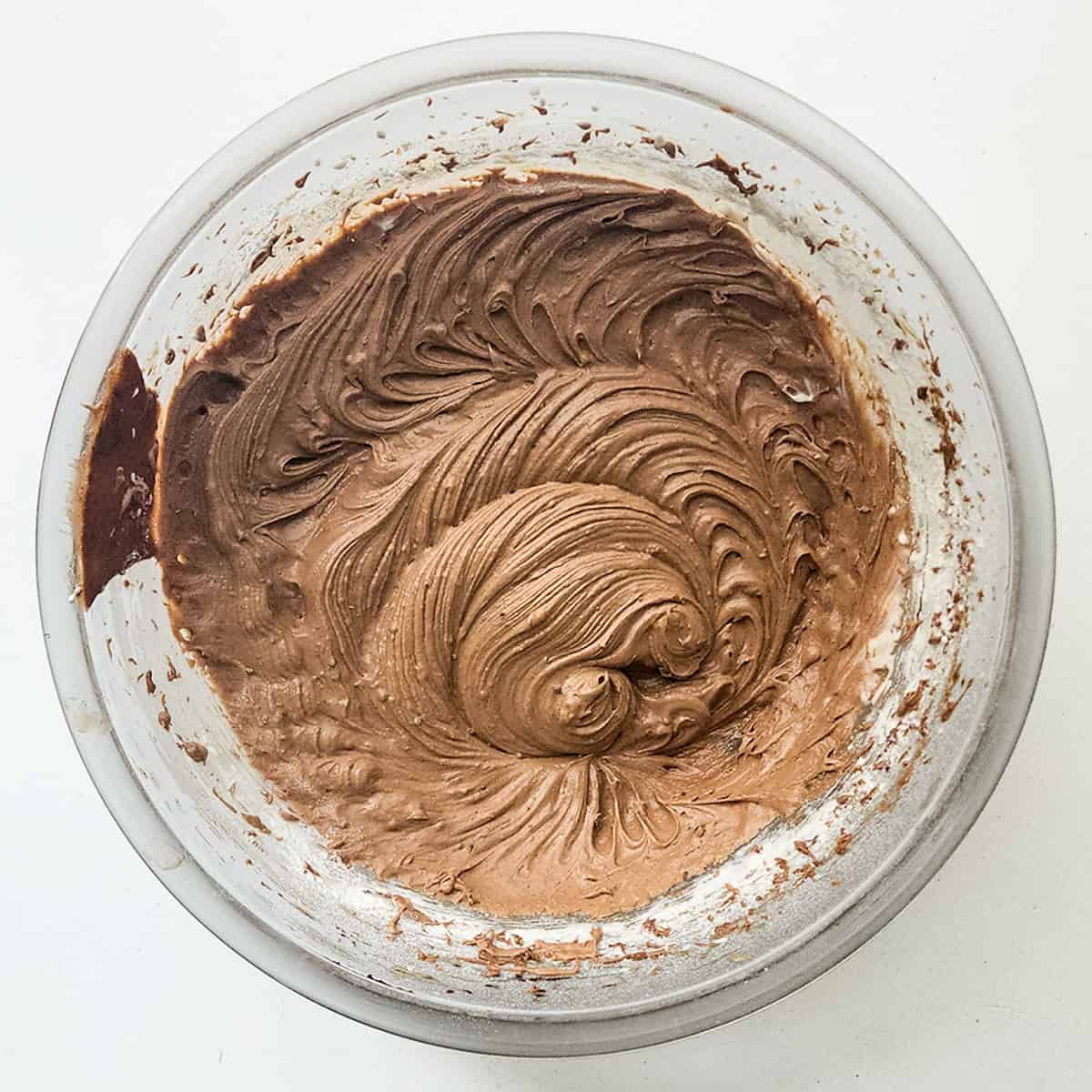 Finished cupcake batter.
