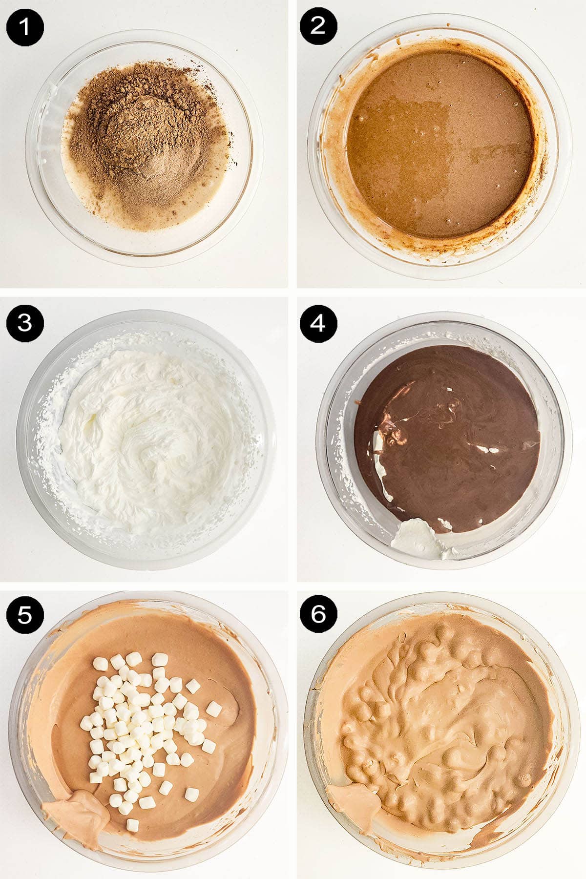Easy prep steps to make ice cream.